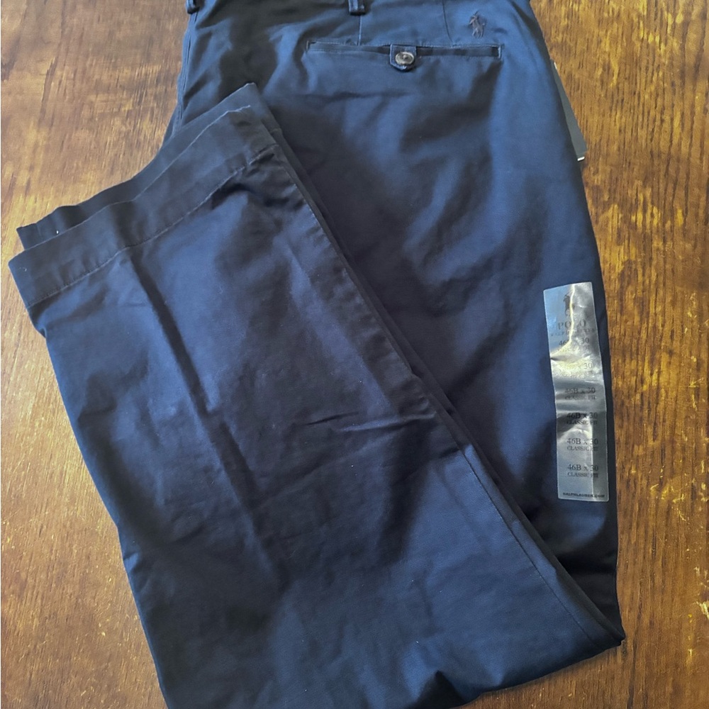 Polo by Ralph Lauren Navy Blue Chinos - Picture 4 of 6